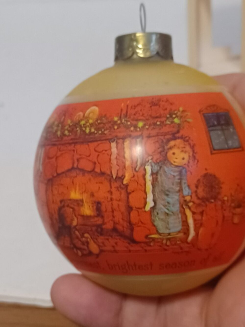 1980 Hallmark Tree-Trimmer Collection Christmas Charmer Glass  Ornament - Picture 9 of 15